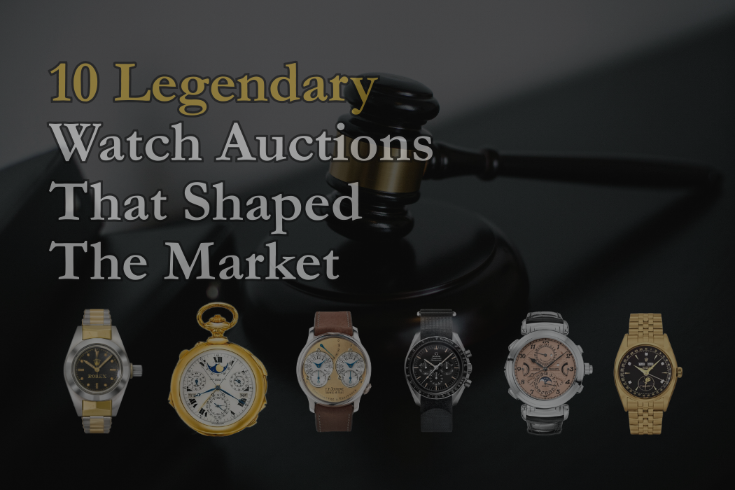 10 Legendary Watch Auctions That Shaped the Market