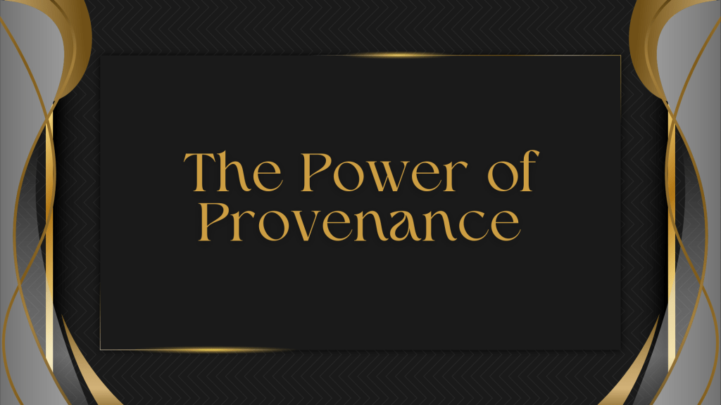 The Power of Provenance - Club 139